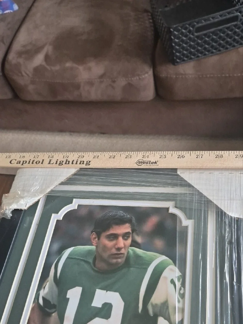 Joe Namath Super Bowl III MVP with Ticket From Super Bowl III